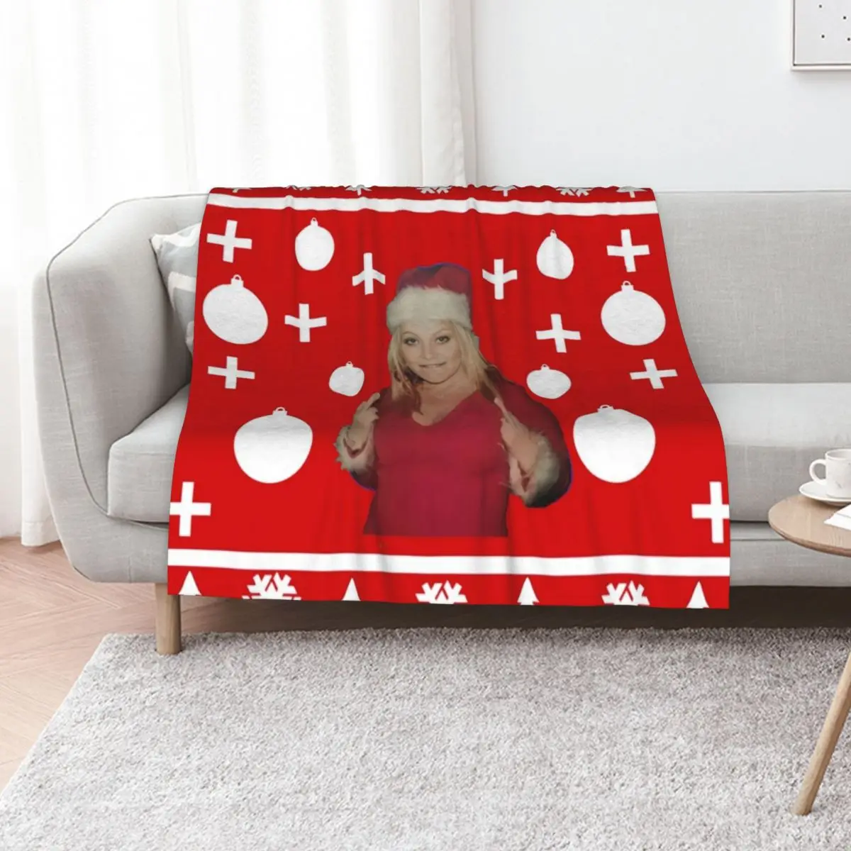 Merry Xmas Jenni Rivera Throw Blanket Plush sofa bed heavy to sleep Thin Luxury Warm Blankets
