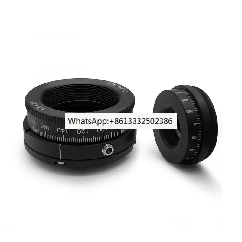 Optical lens 360 ° rotating mounting seat SM1 external threaded interface suitable for lenses with a diameter of 0.5/1.0 inches