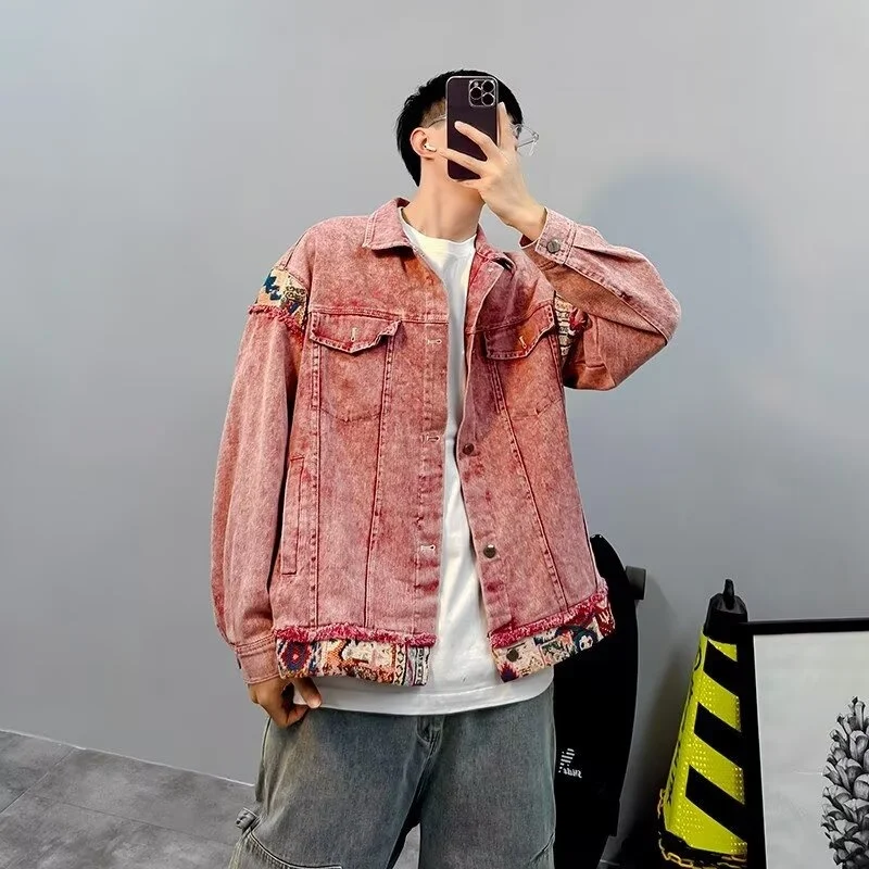 

Свободная мужская куртка Jaet 2024, осень-весна, уличная одежда в стиле Харадзюку, модная корейская версия, повседневная верхняя одежда Haome, полиэфирное волокно