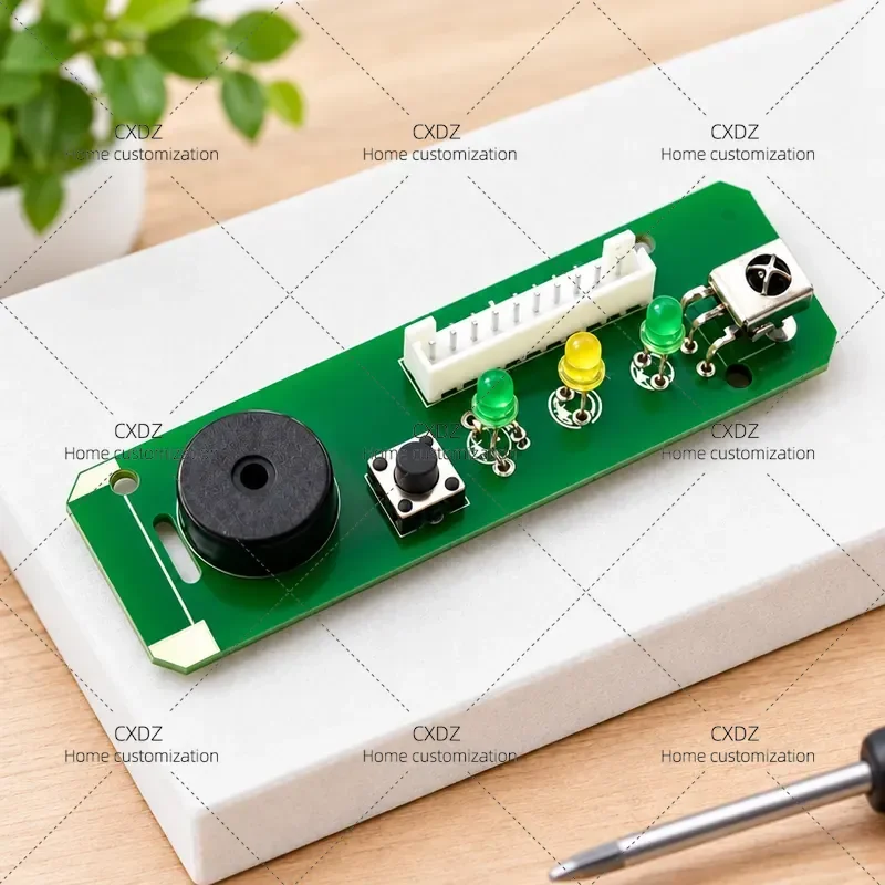 Infrared Remote Control Receiver Board with Temperature Sensor and Keypad for 3P185701-1P