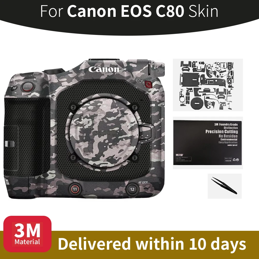 

Для Canon C80 Skin, наклейка для камеры Canon EOS C80, устойчивая к царапинам защитная пленка, полная защита покрытия