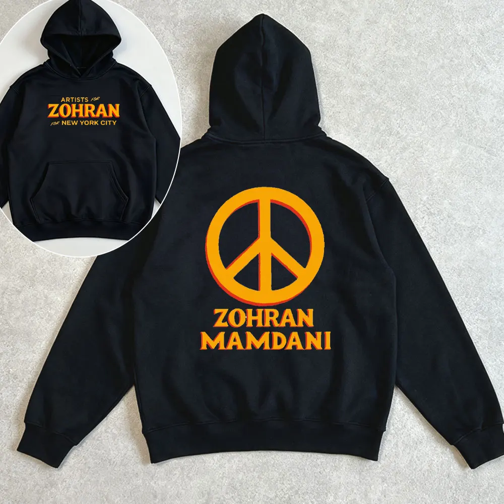 Zohran Mamdani 2025, первые мусульманские толстовки из Нью-Йорка Mayor Progressive Democrats Zohran for New York City DSA, мужская одежда