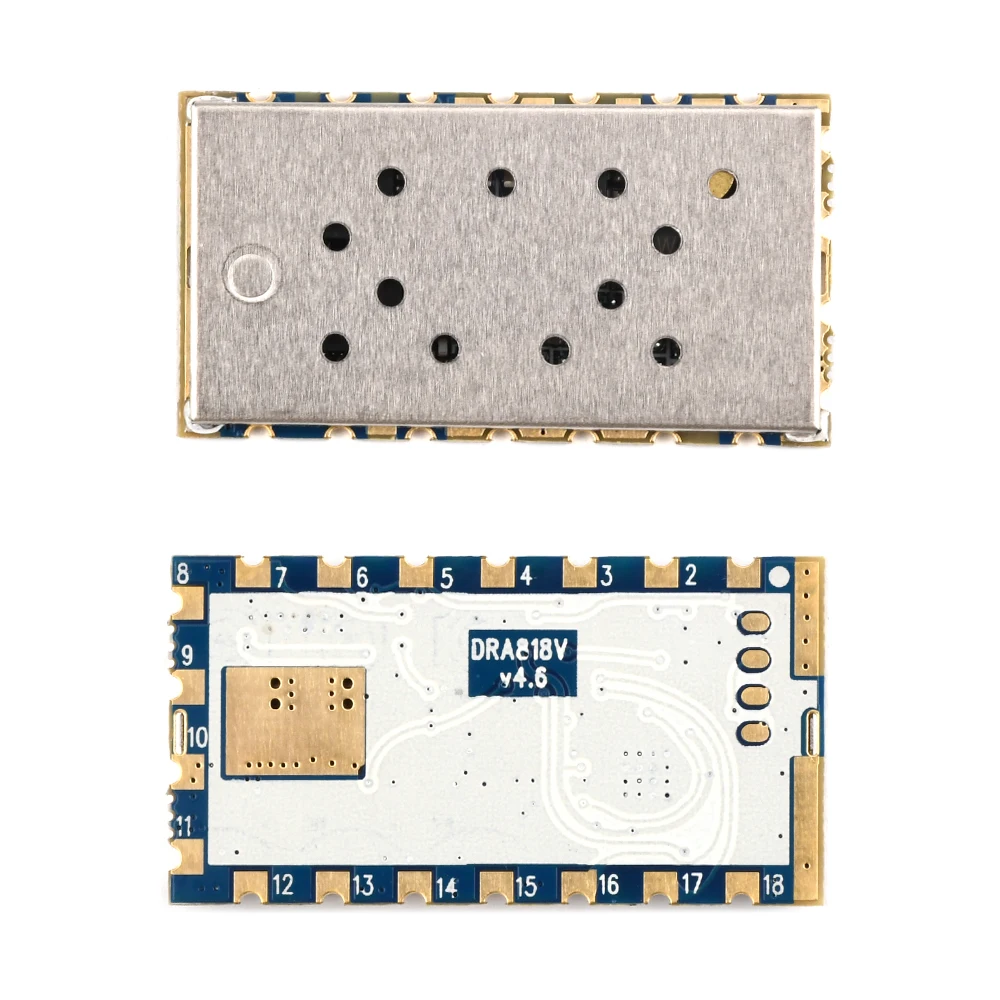 DRA818V Compact Wireless Voice Transceiver Module UART Interface DRA818U Wireless Control Circuit Board Module
