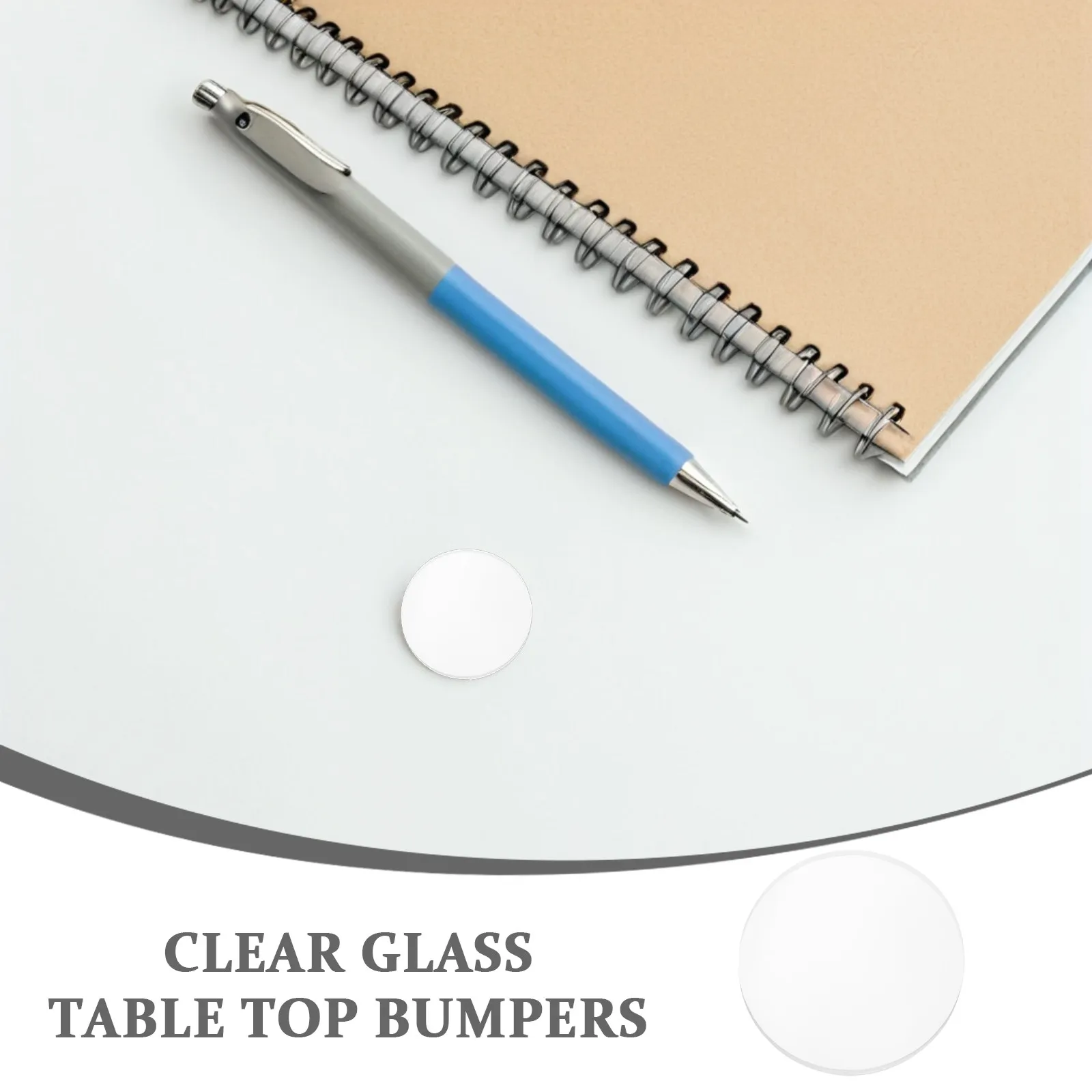 50Pcs Glass Table Top Protector Bumpers Clear Non Slip Surface Pad for Dining Desk Coffee Tables Modern Furniture Glass