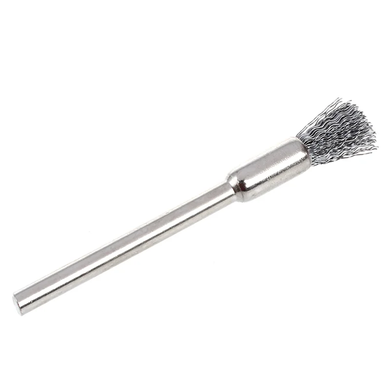 

10X Wire Brush For Drill 3 Mm