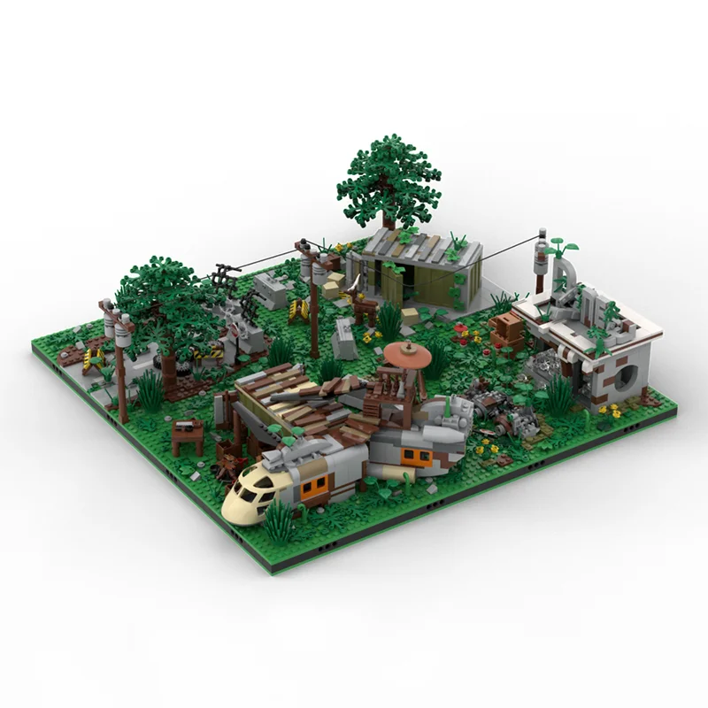 2715 Uds. Venta caliente de ciudad Street View Moc Apocalipsis World Diorama modelo DIY ideas creativas juguete para niños ensamblaje rompecabezas regalo de cumpleaños