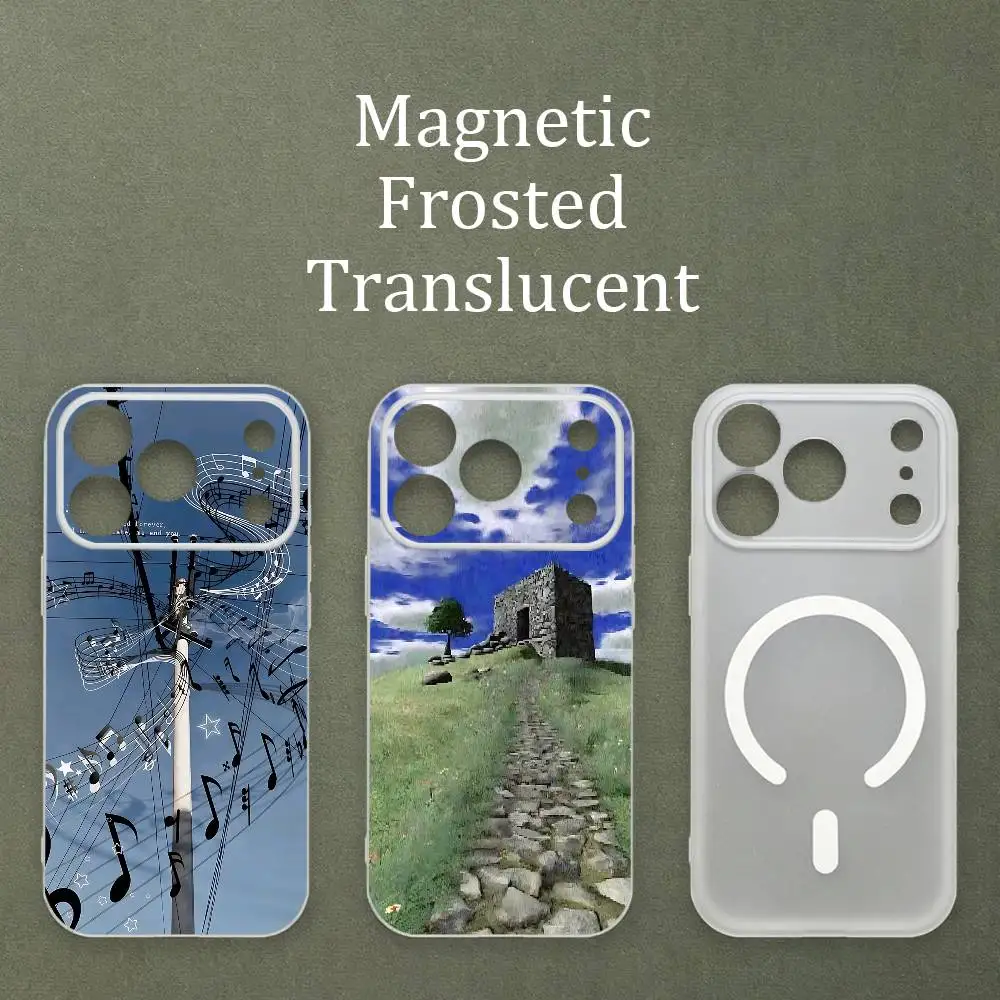 

Webcore Ancient Matte Frosted Semi-transparent Magnetic TPU Case For iPhone 17 11 13 14 15 16 12 Pro Max