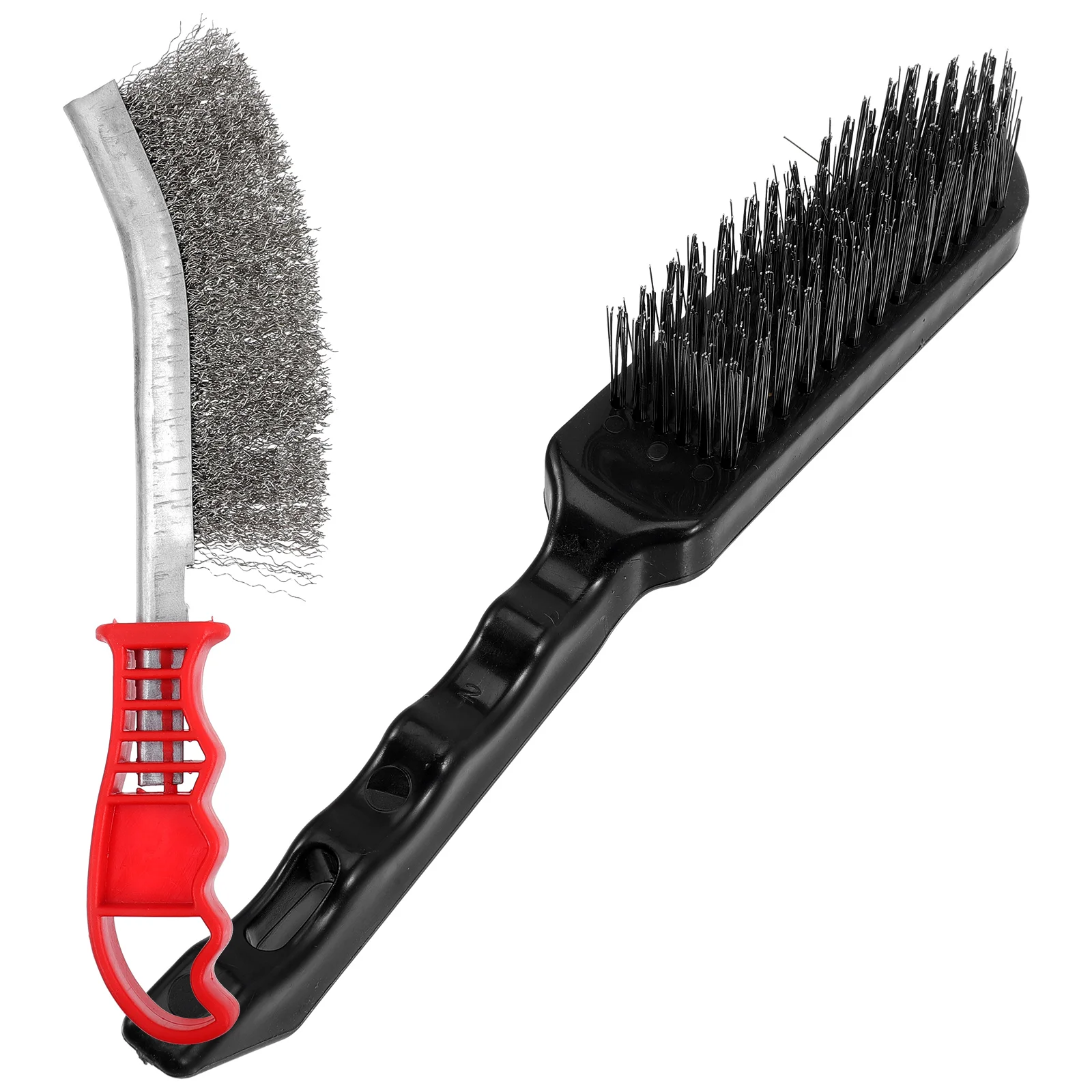 

2pcs Stainless Steel Wire Brushes Durable Rust Removal Tool for Household Cleaning Metal Surface Scrubber Kitchen Bar Supplies