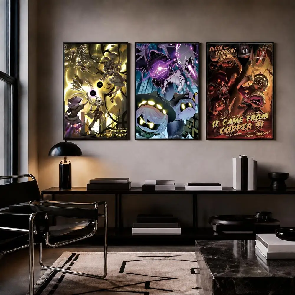 Animation M-Murder Drones Poster Trendy HD PP Paper Waterproof Wall Art Print for Bedroom Living Room Decor