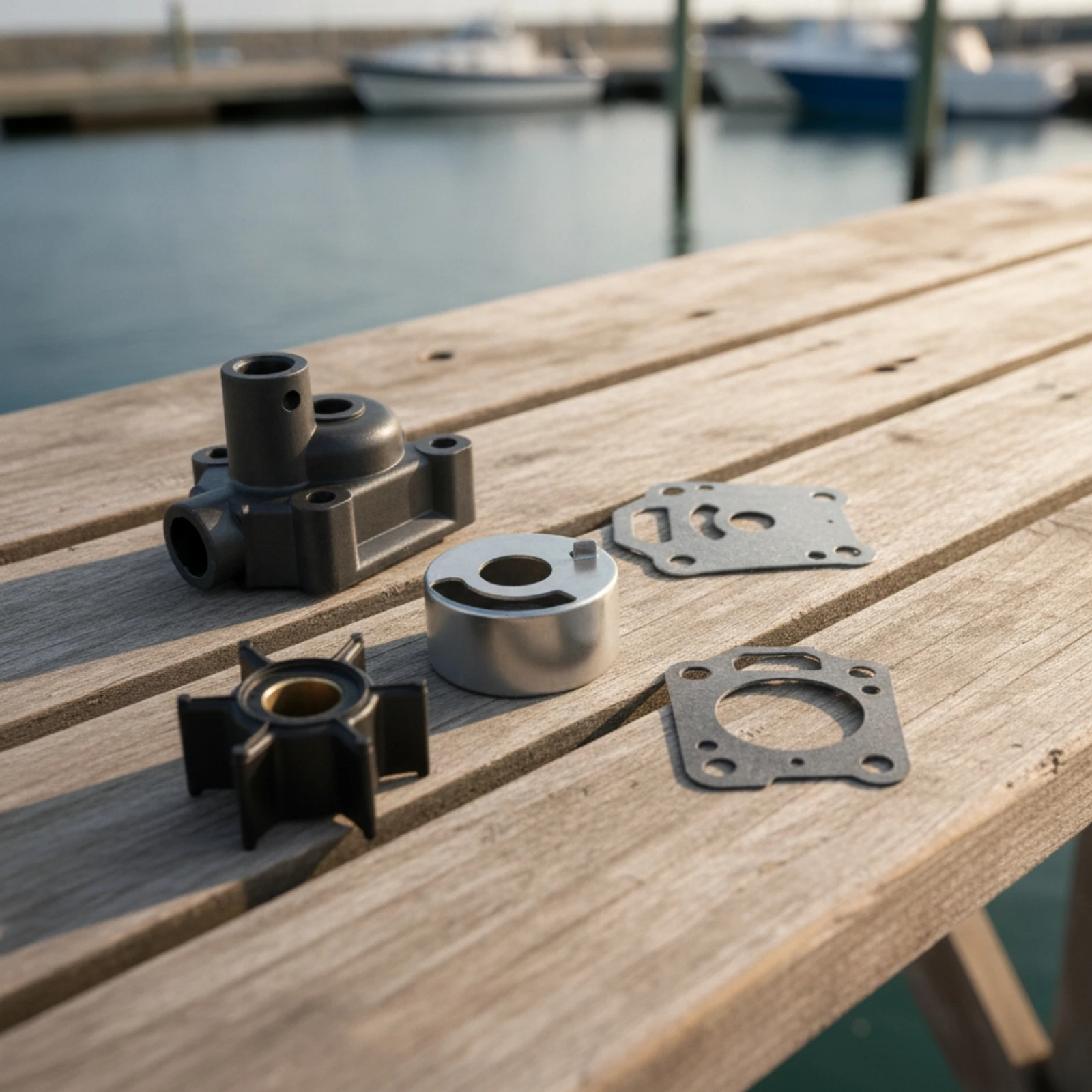Outboard Cooling System Pump Repair Kit Replacement Cooling System Pump Impeller Repair Kit Heavy-Duty Long-Lasting