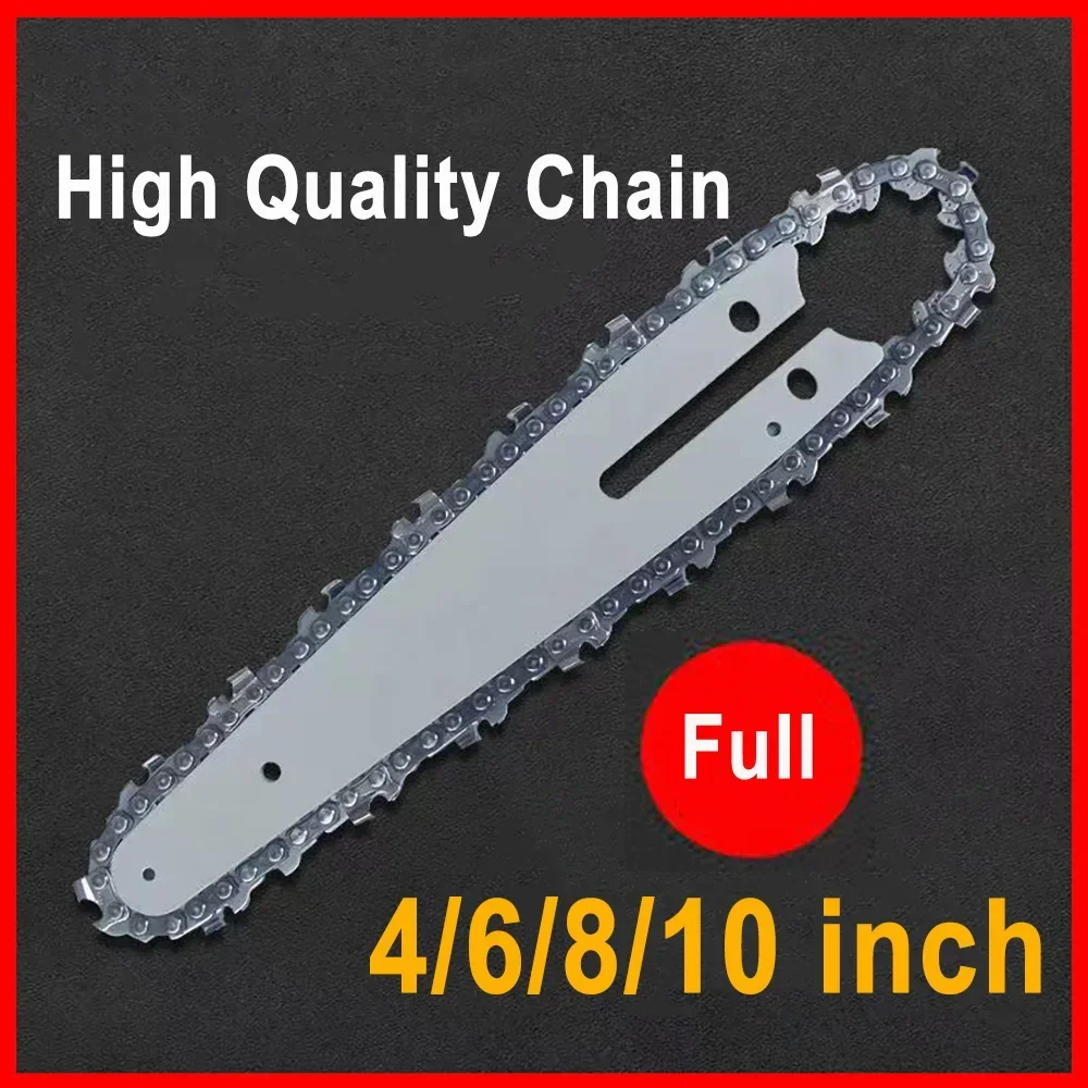 1/4 chainsaw chain 4/6/8 inch Mini Steel Chainsaw Chains Electric Chainsaws Accessory Chains Replacement Mini Electric Chainsaw