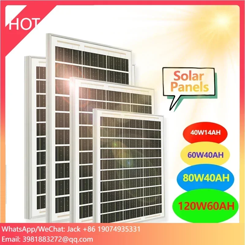 Rscamtom Outdoor IP67 Waterproof Renewable Energy Home Use Solar Panels Suitable For Repeater Router Cctv Camera