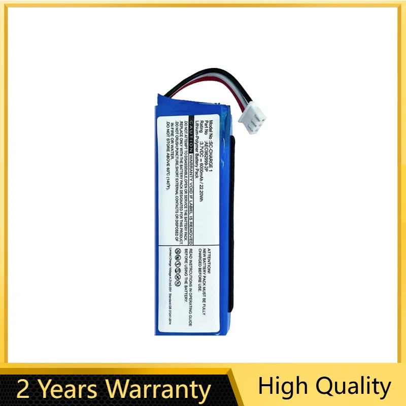 

6000mAh Replacement Battery AEC982999-2P For JBL Charge 1 charge1