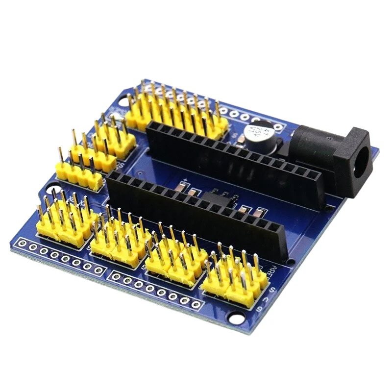 NANO UNO Multi-purpose, expansion board, yellow pin header, multi-purpose expansion module