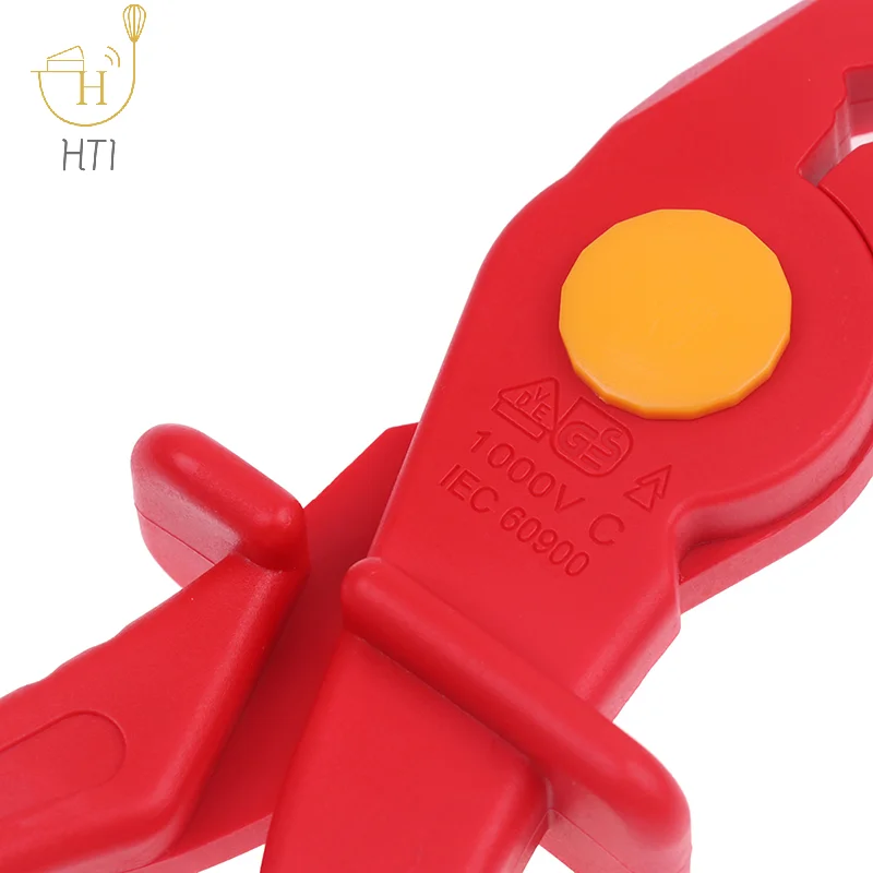 Anti-magnetic Plastic Pliers Electrician 1000V Tool Steel Insulated Used for Instrument Installation 20*3.5cm