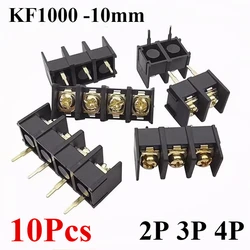 10Pcs/Lot KF1000 2P 3P 4P PCB Screw Terminal Block Connector Pitch 10MM KF1000 2/3/4P Can Be Spliced