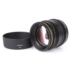 Kamlan 50mm f1.1APS-C Large Aperture Manual Focus Lens for Canon EOS-M SONY E-Mount Fuji X M4/3 Mirrorless Cameras