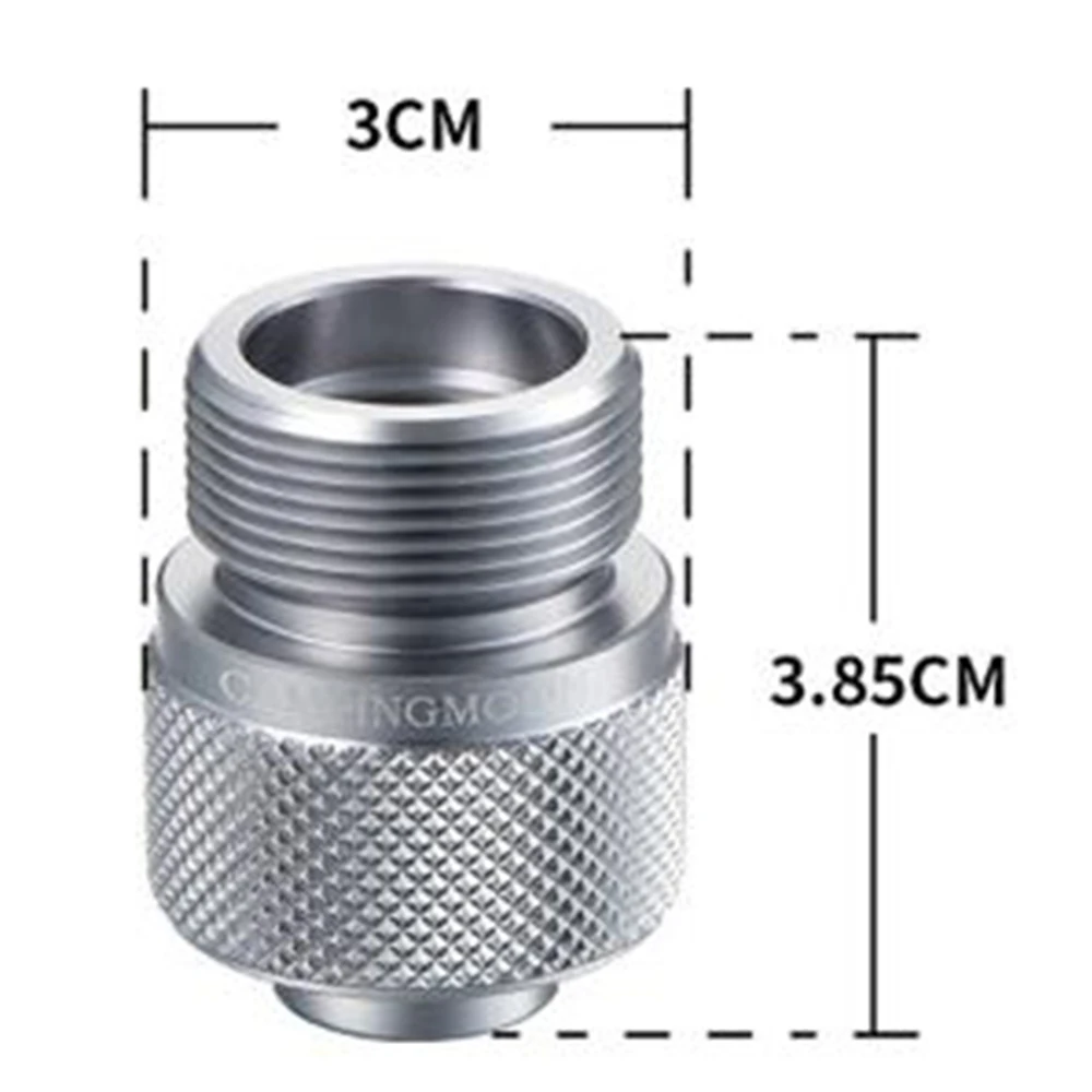 Camping Gas Stove Adapters Canister Adapters Convertor Valve Canisters To 1L Propane Gas Tank Cans Outdoor Tool 2020 New
