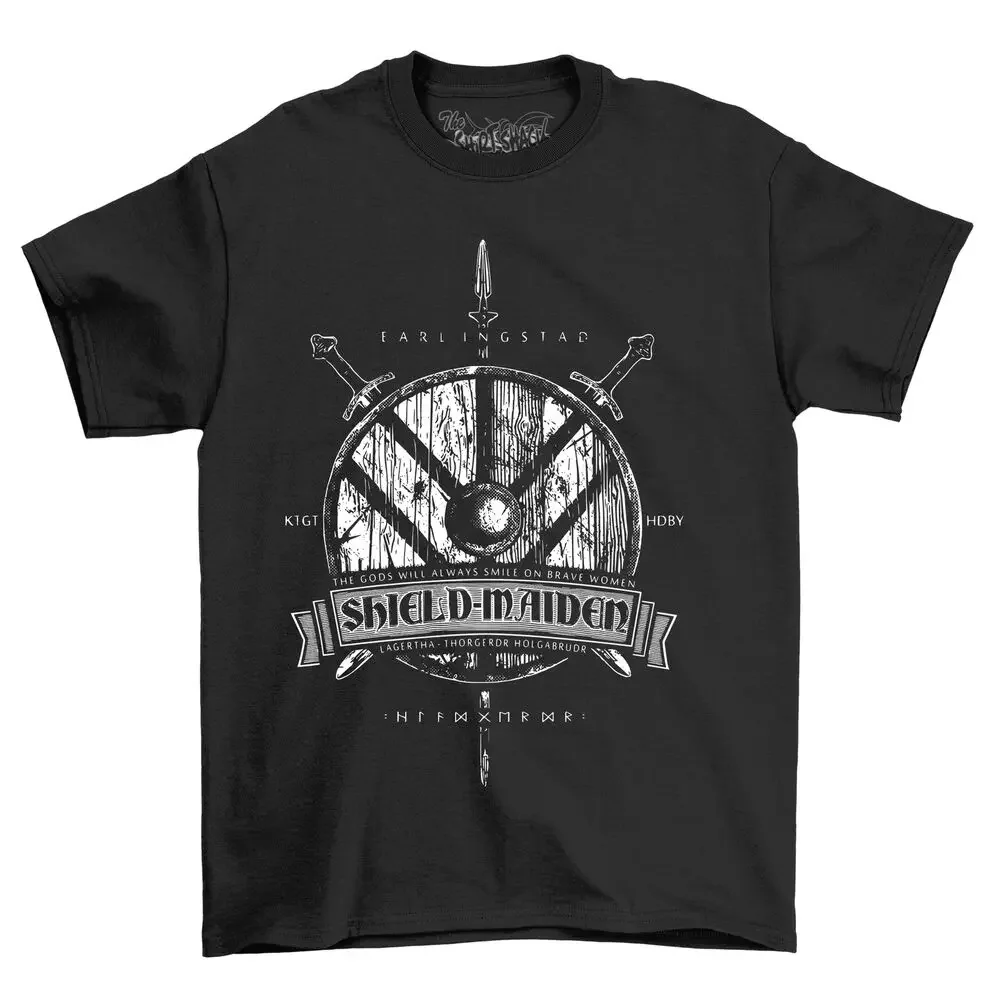 Viking Shield Maiden - Funny and Fierce! Unleash Your Inner  with  T-shirts for Tees  tops Unisex Summer Short Sleeve