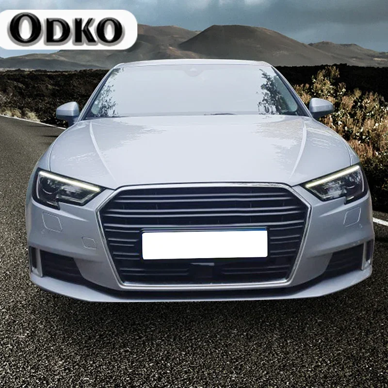 Para Audi A3 8V S3 RS3 2017 2018 2019 2020 tinte deportivo negro película protectora de faros de coche protección de luz de cabeza pegatina de TPU