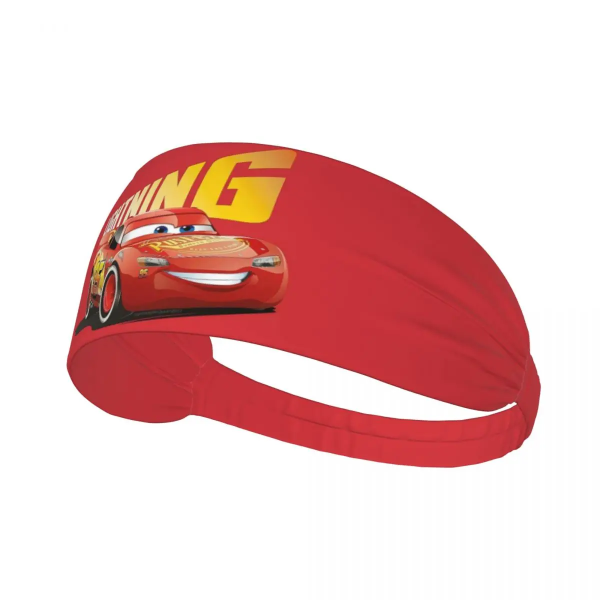 Custom Lighting McQueen Sport Headband for Yoga Non Slip Elastic Cars Moisture Wicking Sweatband Men Women