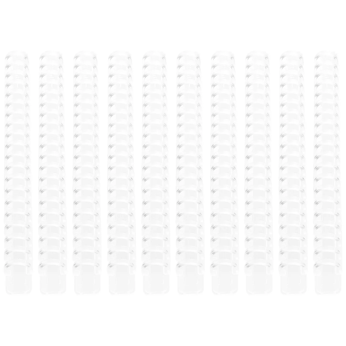 

10pcs A5 20-Hole Ring Binder Plastic Loose Leaf Book Binder File Holder Office Supply Business Lightweight