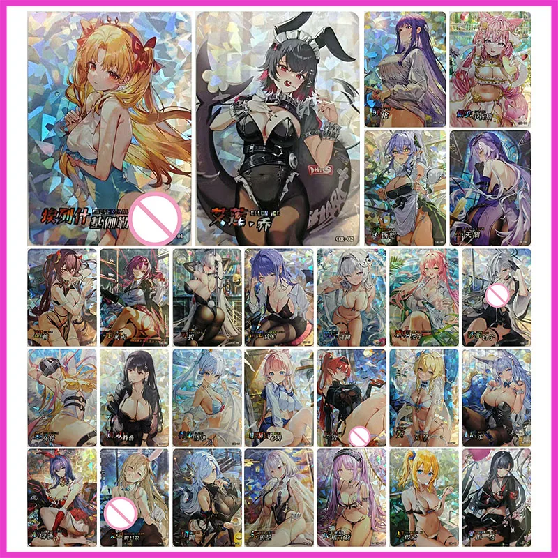 

История богини аниме, редкие или коллекционные карты Ereshkigal Nahida Hu Tao Kafka Shenhe Kamisato Ayaka, игрушки для мальчиков, подарок на день рождения