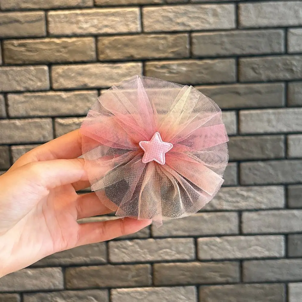 Hair Accessories Princess Snood Spring Clip Star Mesh Star Hair Nets Hair Clip Hair Styling Tool Kids