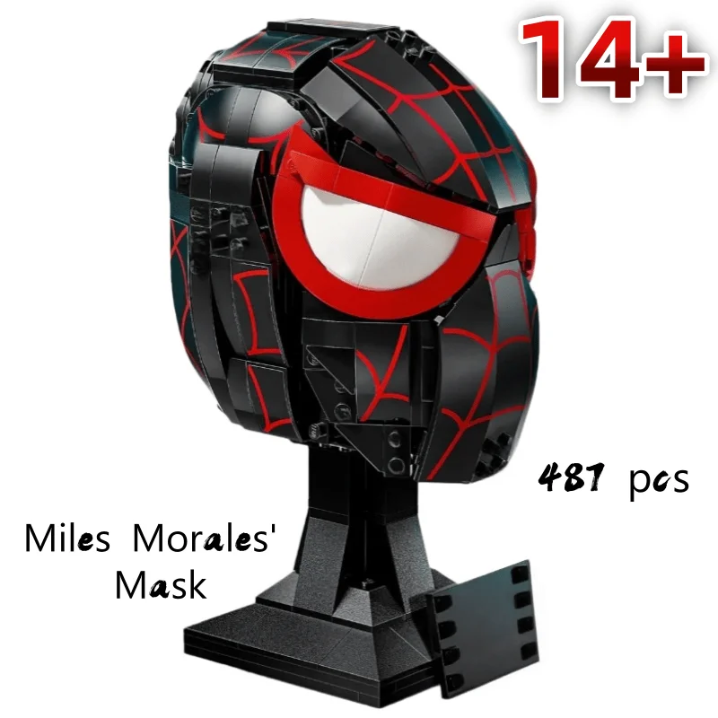 

Конструктор 76329: Шлем Майлса Моралеса, маска, головоломка, модель для самостоятельной сборки, креативный конструктор, совместимая игрушка, подарок на день рождения