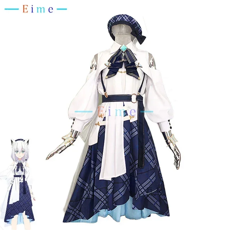 Hakui Koyori Houshou Marine Cosplay Costumes Blue Journey Vtuber Cosplay Dress Anime Clothing Halloween Uniforms Custom Made