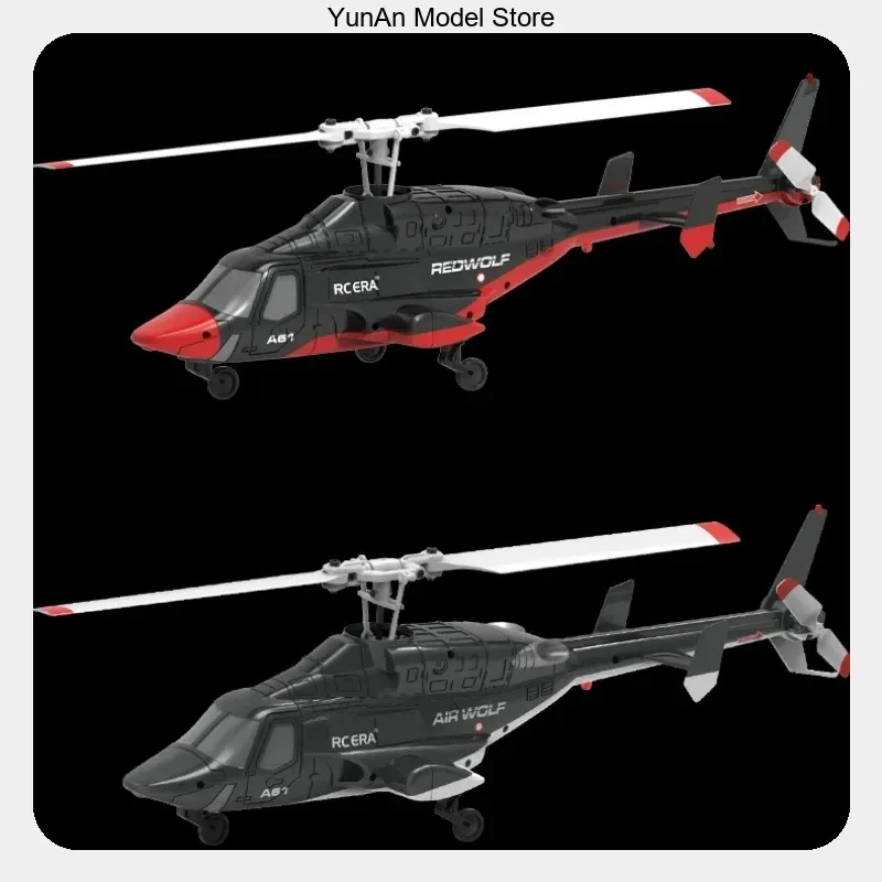 RC ERA A61 4CH RC Helicopter Flybarless Optical Flow Positioning Barometer Altitude Hold One-Key Takeoff/Landing RTF