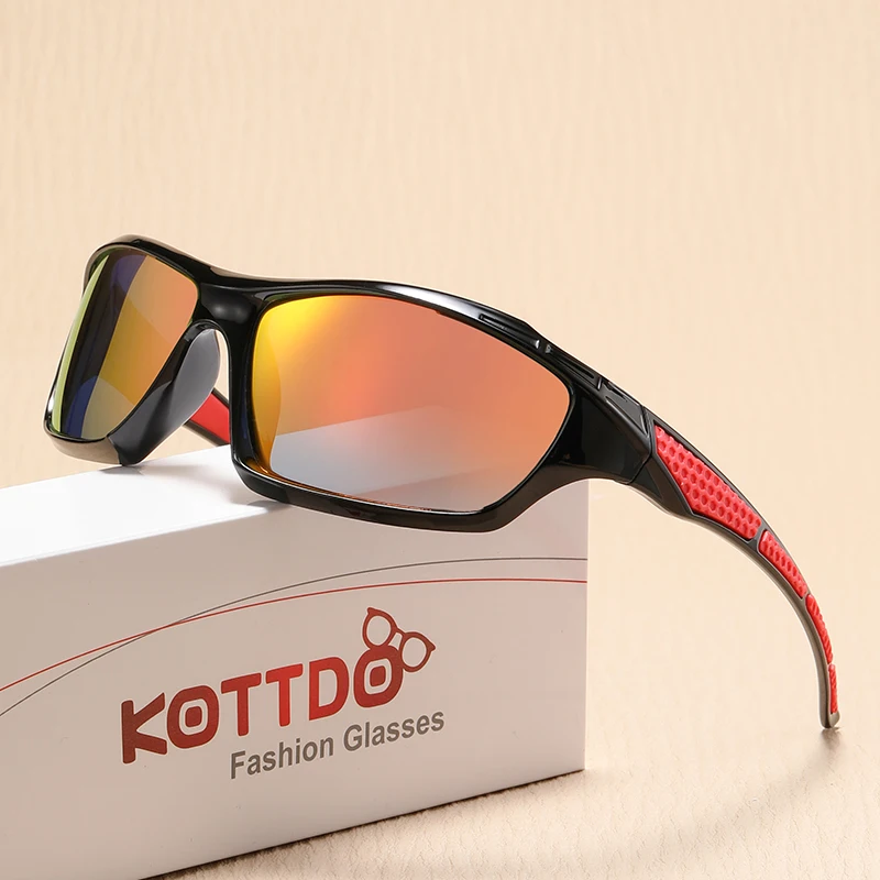 Sport Sonnenbrille für Männer Polarisierte Radfahren Outdoor Männliche Sonnenbrille Gelb Nachtsicht Brillen Sonnenbrille Lentes De Sol Hombre – Detail 5