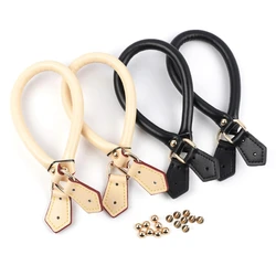 2pcs PU Leather Replacement Handles Purses Straps Handbags Shoulder Bag Strap