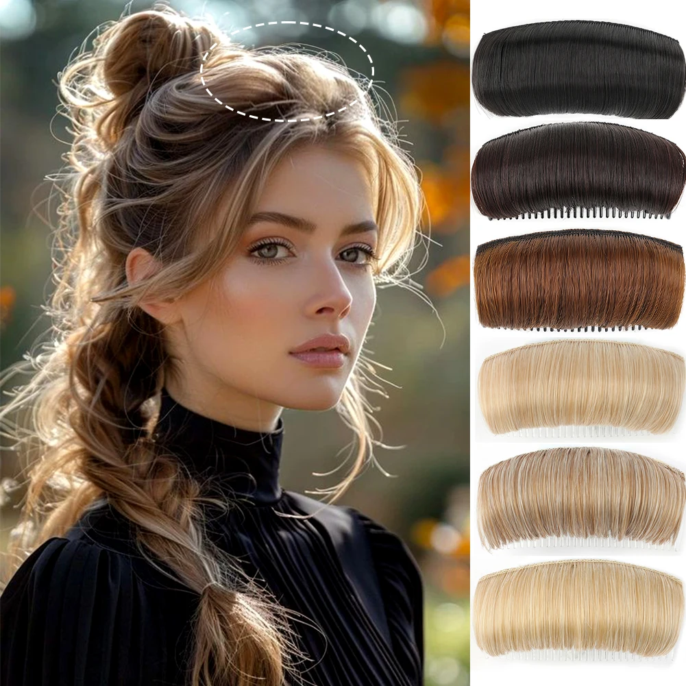 Hair Bun Volume Increased Hair Pad Accessories Invisible False Hair Clip Base Bump Fluffy Tool Thickening synthetic Hairpin