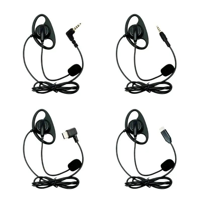 Single Ear Headset With Microphone For Tours Guides Comfortable Ergonomic Design Clear Auditory Transmission D2RC