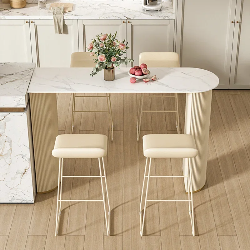 북유럽 거실 바 테이블 모던 화이트 홈 럭셔리 바 테이블 모던 디자인 미니멀리스트