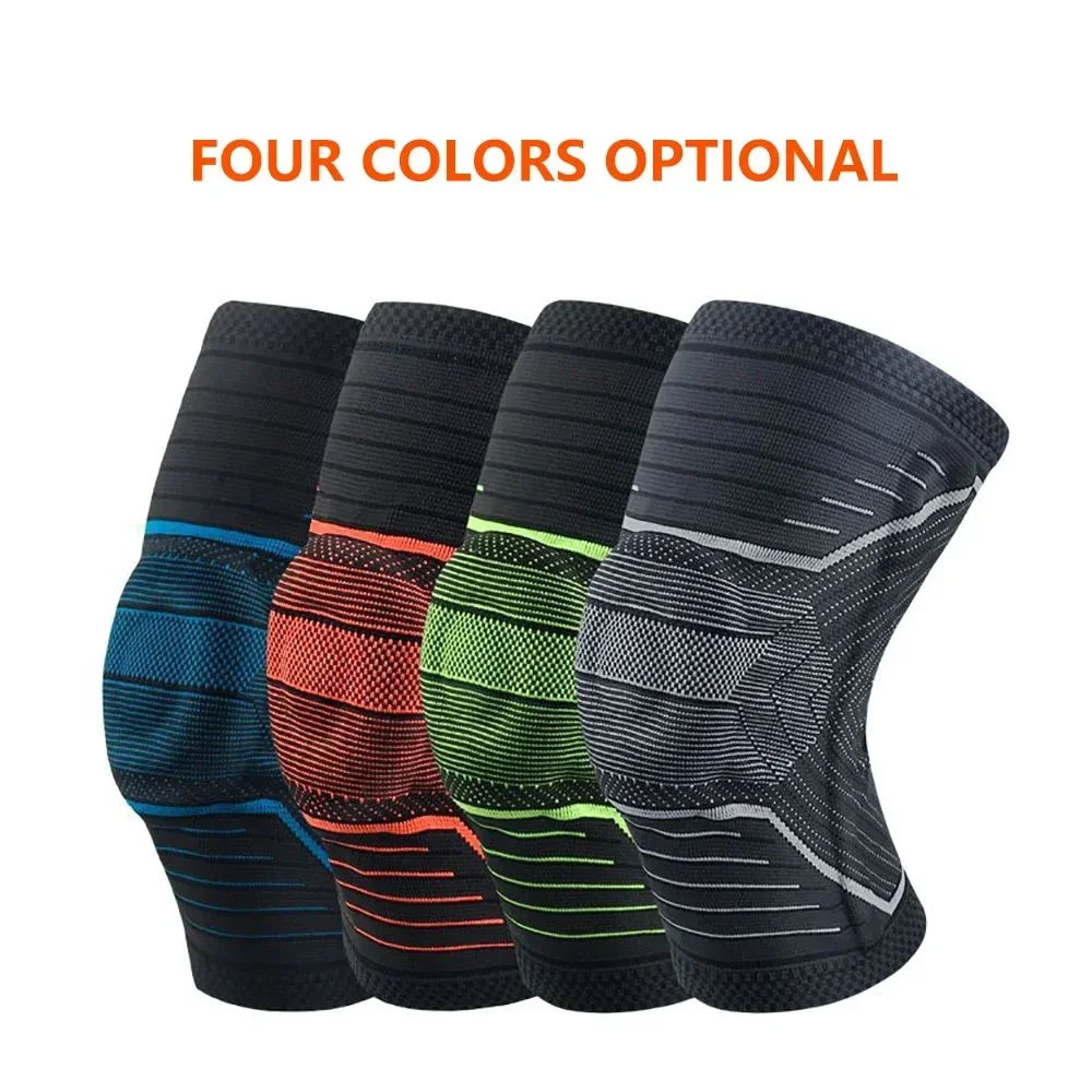 1Pcs Compression Knee Sleeve, Best Knee Brace Support for Sports, Running, Arthritis and Injury Recovery and More, Men and Women