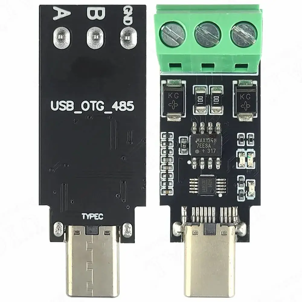 Type-C to RS485 Conversion Module for Android Serial OTG USB Type-C to 485 Converter Modules 600W Protection 3PIN