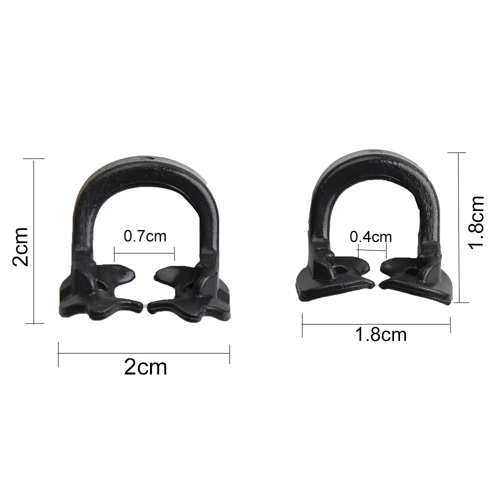 4pcs/box New Black Molar/Premolar Dental Rubber Dam Clamps Dam Rubber Barrier Clip Resin Materials Tool for Dentist Tools