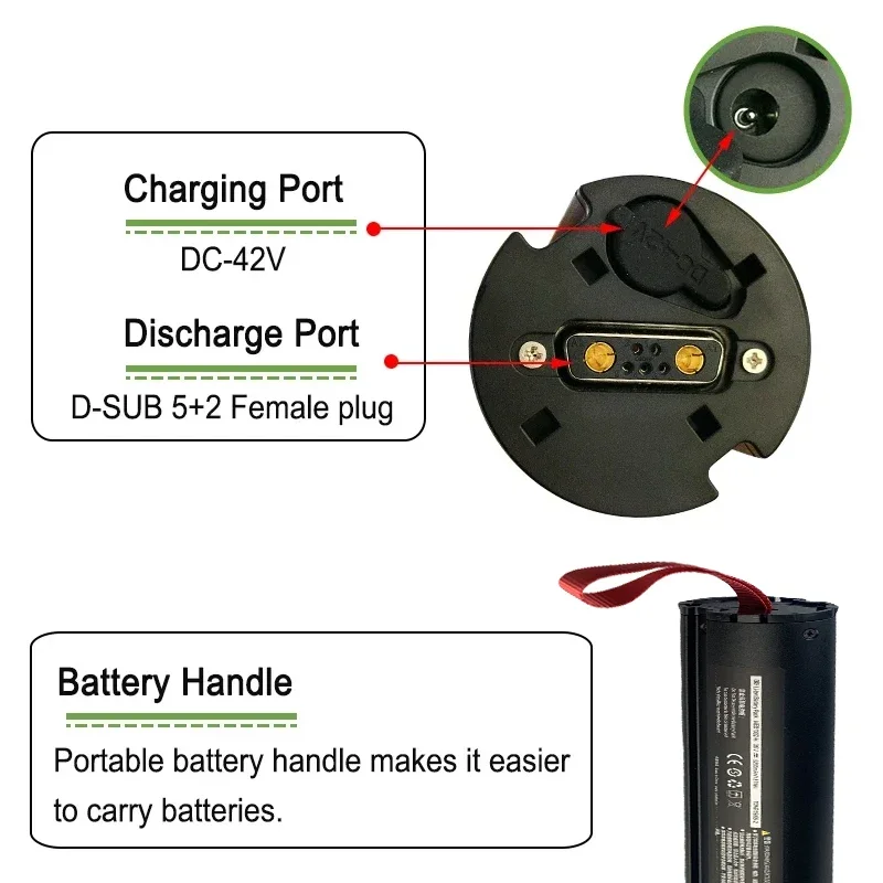 36V 5200mah For HX-X7 electric scooter Dedicated battery Large capacity and long battery life