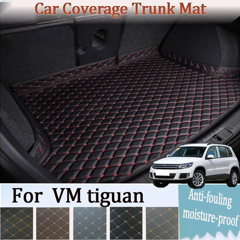 

Car Trunk Mat cargo liner for VM tiguan 2017-2022 Car XPE Leather Waterproof，Anti Staining, Anti Wrinkle Car mat Interior