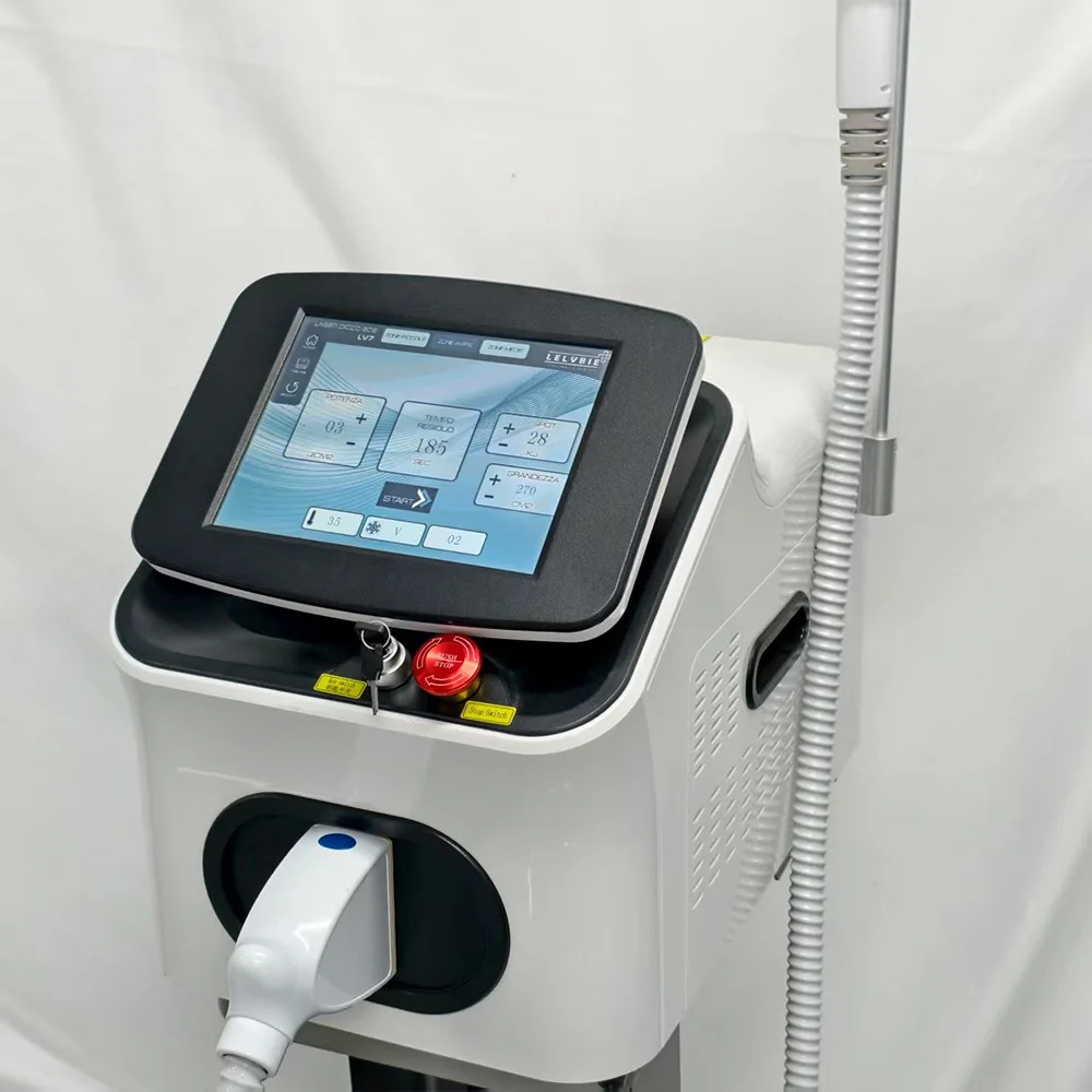 

808nm Diode Laser Hair Removal Machine 4000W Face Body Best Results Alexandrit Permanent Cooling Head Painless Epilator Salon