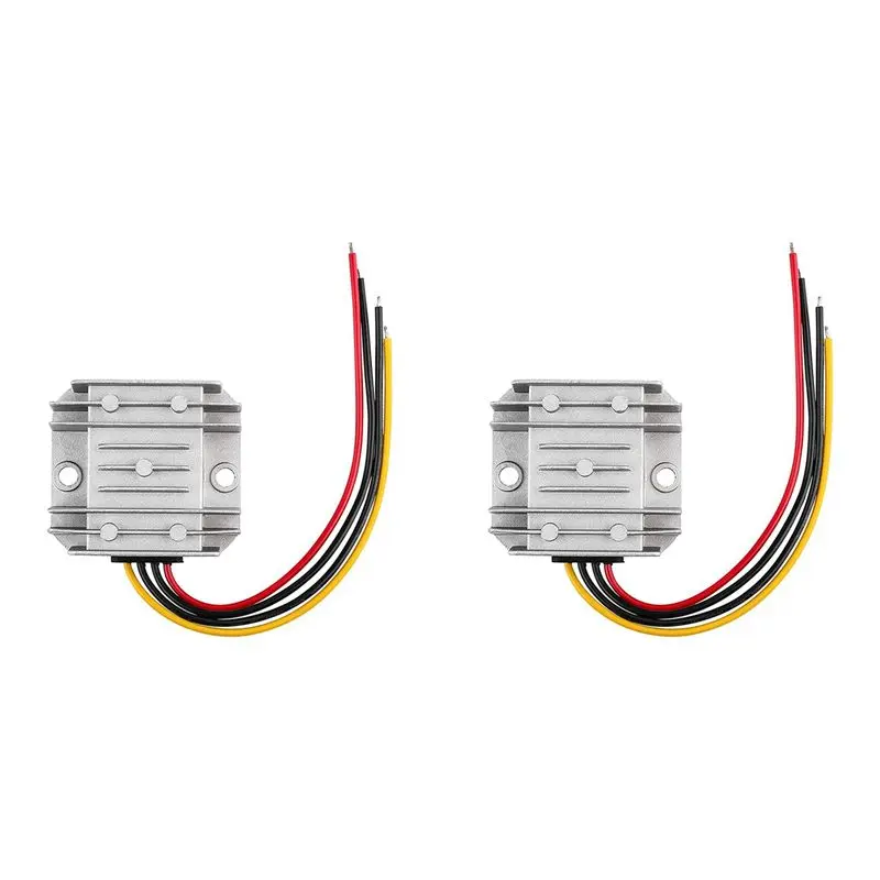 2X DC Reducer Converter DC 8V-40V To 12V 3A 36W Voltage Regulator Power Converter Module Transformer Golf Cart Club Car