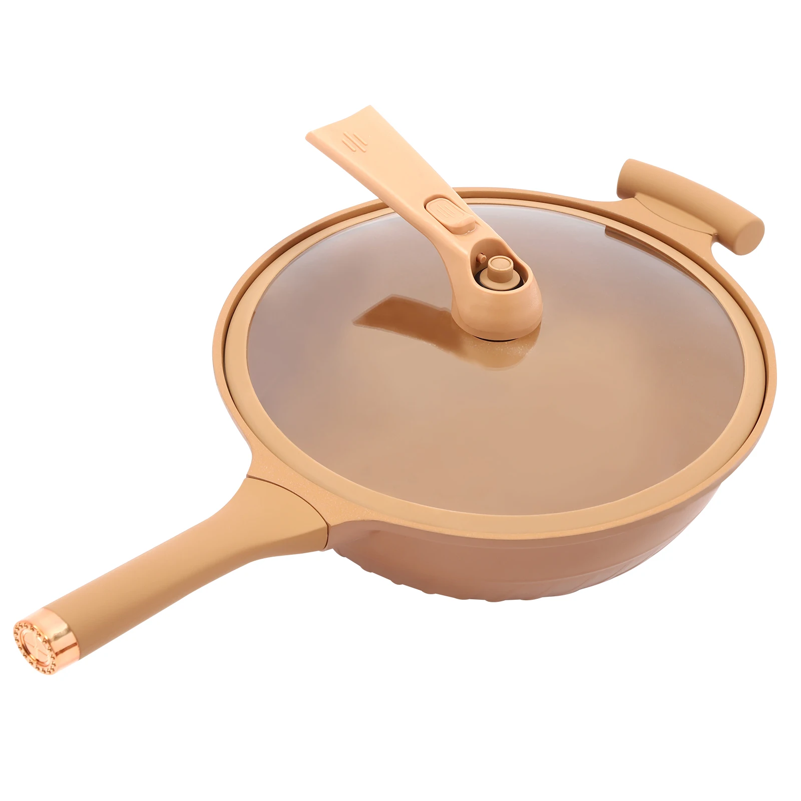 

Aluminum Cookware Set with Non-Stick Coating, Steamer Basket, and Micro-Pressure Heating for Quick and Efficient Cooking