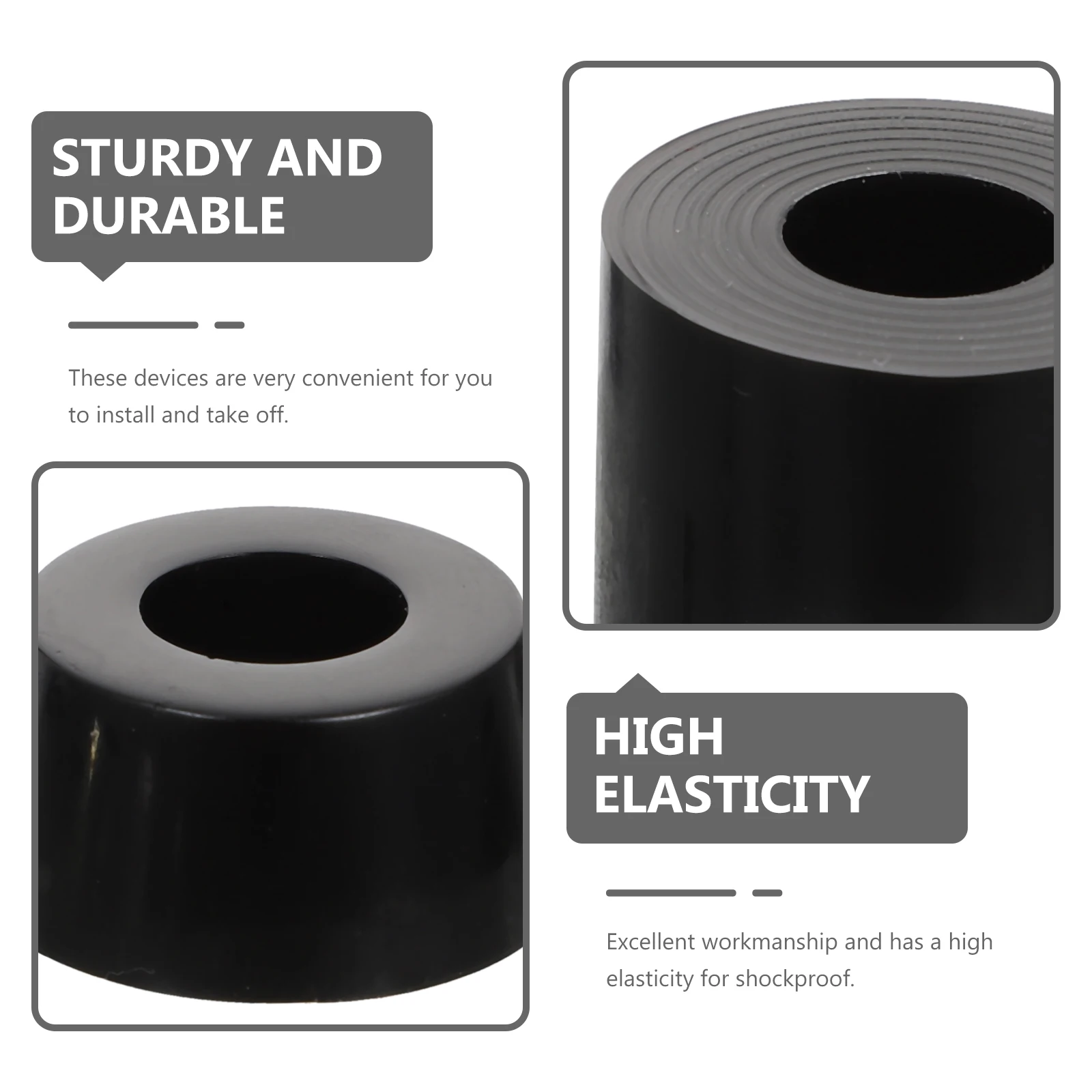 

1 set Skateboard Shock Absorber High Quality PU Durable Shockproof Pad Skateboard Truck Bushing Smooth Sliding Experience