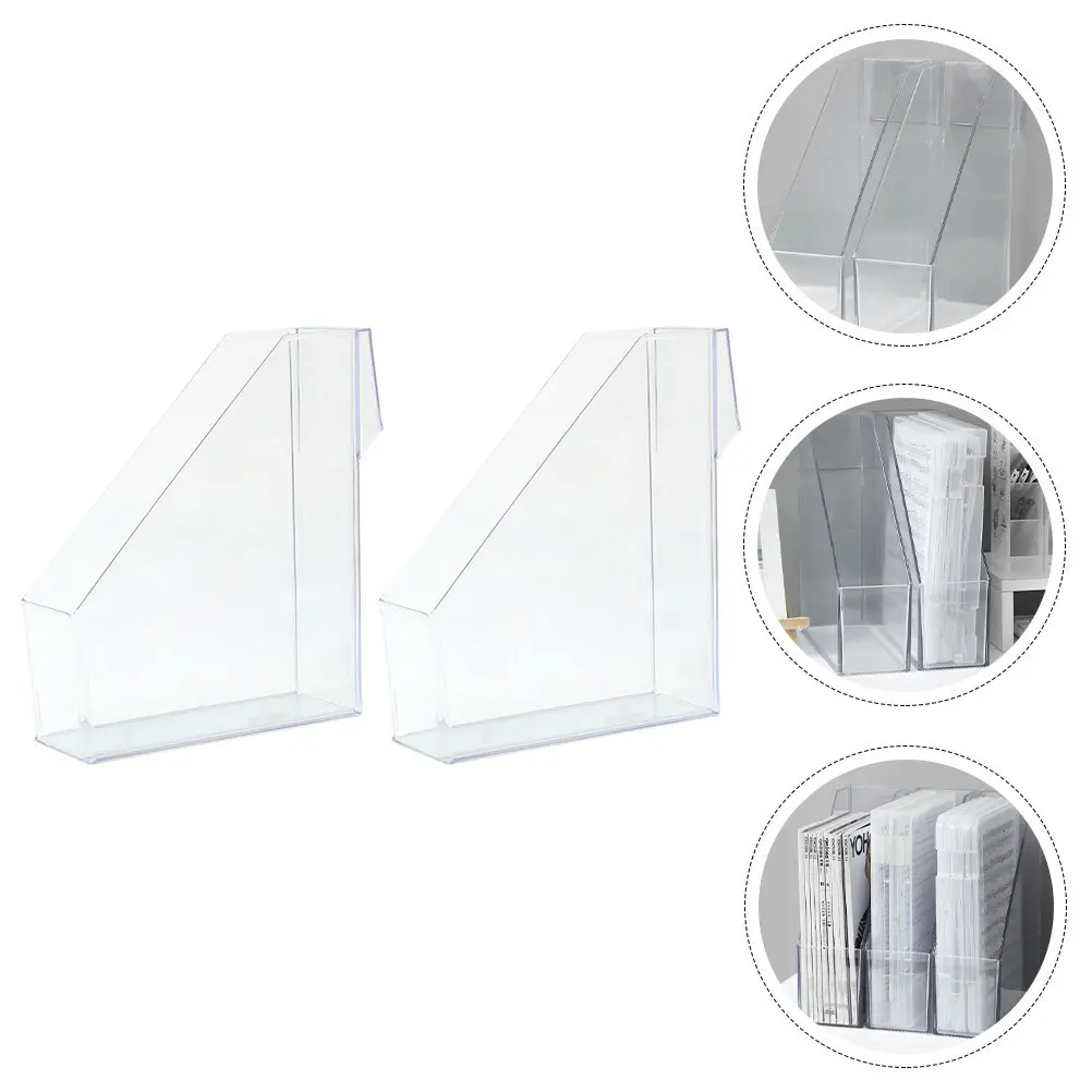 

Набор из 1 предмета: акриловый прозрачный органайзер для файлов, настольная подставка для документов, держатель для книг, коробка для хранения