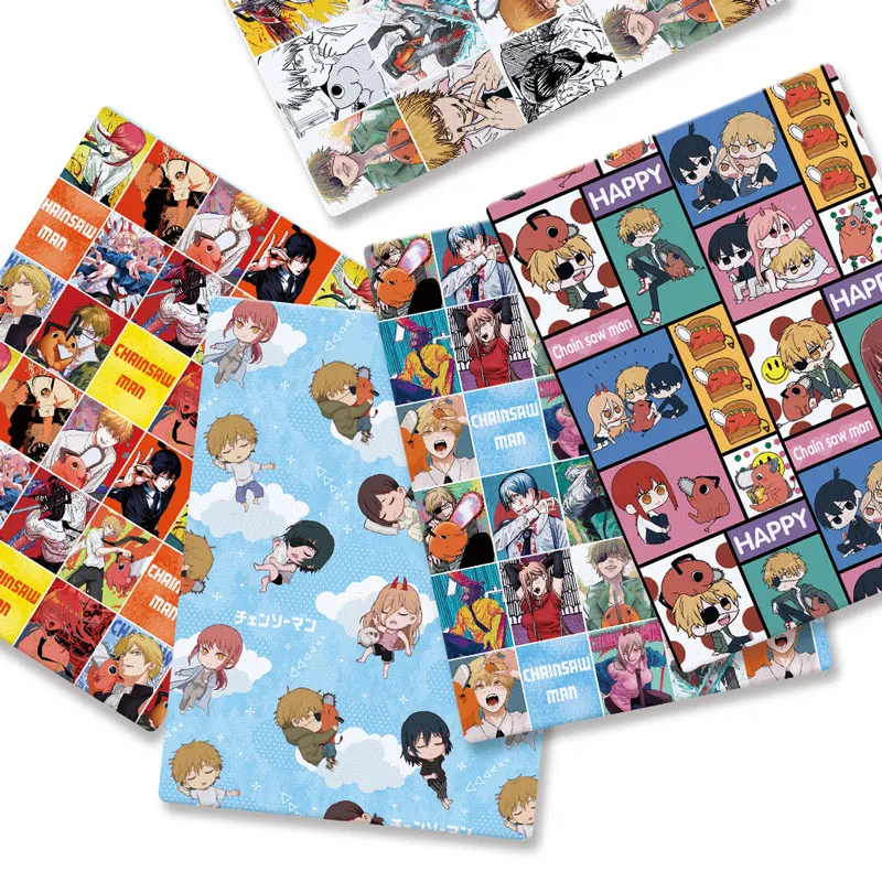 Scie à chaîne de dessin animé pour enfants, patchwork de bricolage, courtepointe, bébé, homme fait à la main