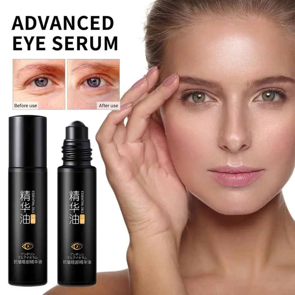 NEW Skin Care Anti-Wrinkle Time Eraser Oil Remove Eye Bags Dark Circles Retinol Eye Serum Firm Lift Under Eye Rollerball Oil