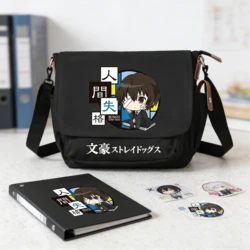 Bungo Stray Dogs Oxford School Bags Anime Travel Shoulder Bags Cartoon Students Bookbag Women Crossbody Bags Kawaii Handbags