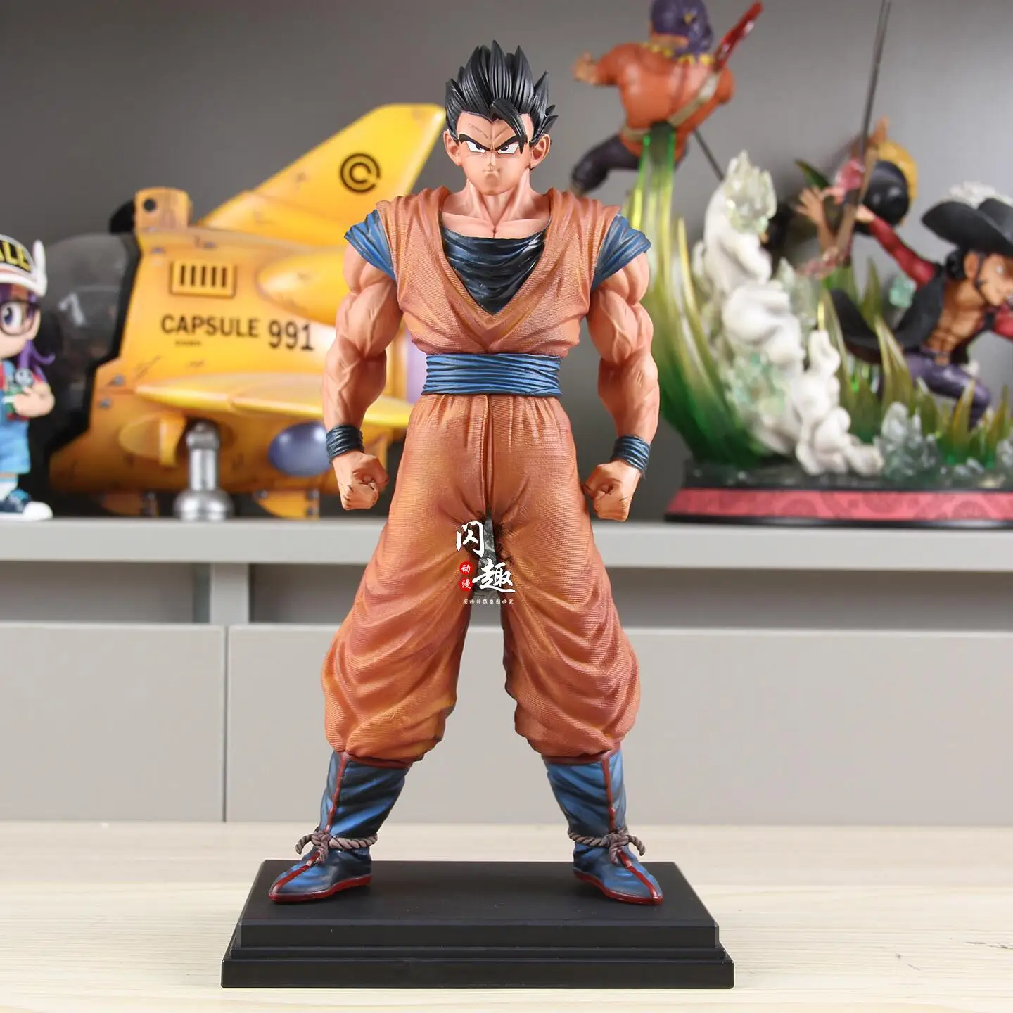30CM Najmocniejszy Wojownik Dragon Ball Z Ultimate Gohan Figurka Anime Model Ct Wyzwolona Siła Stojący w Pozycji Potwierdzającej Siłę Kolekcjonerskie Ozdoby Zabawki Prezent